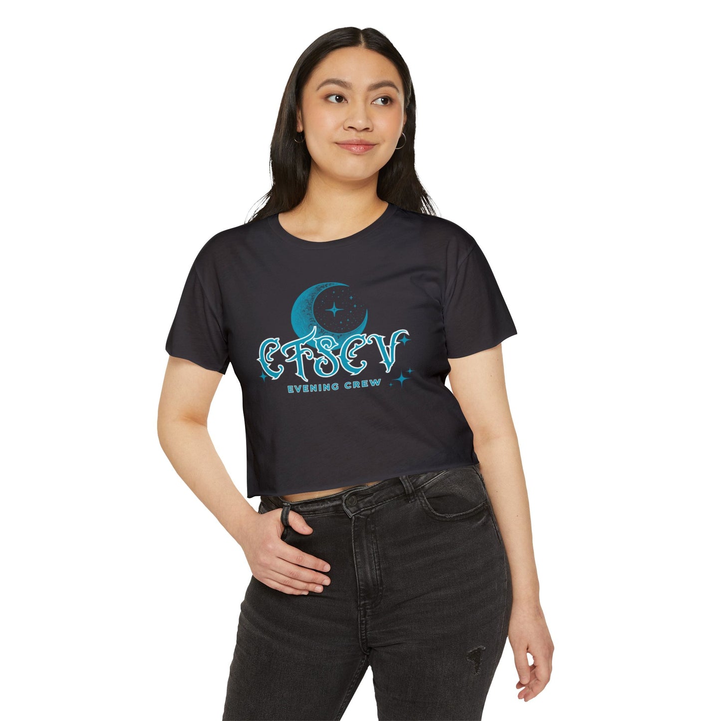 Evening Crew Moon Crop Top