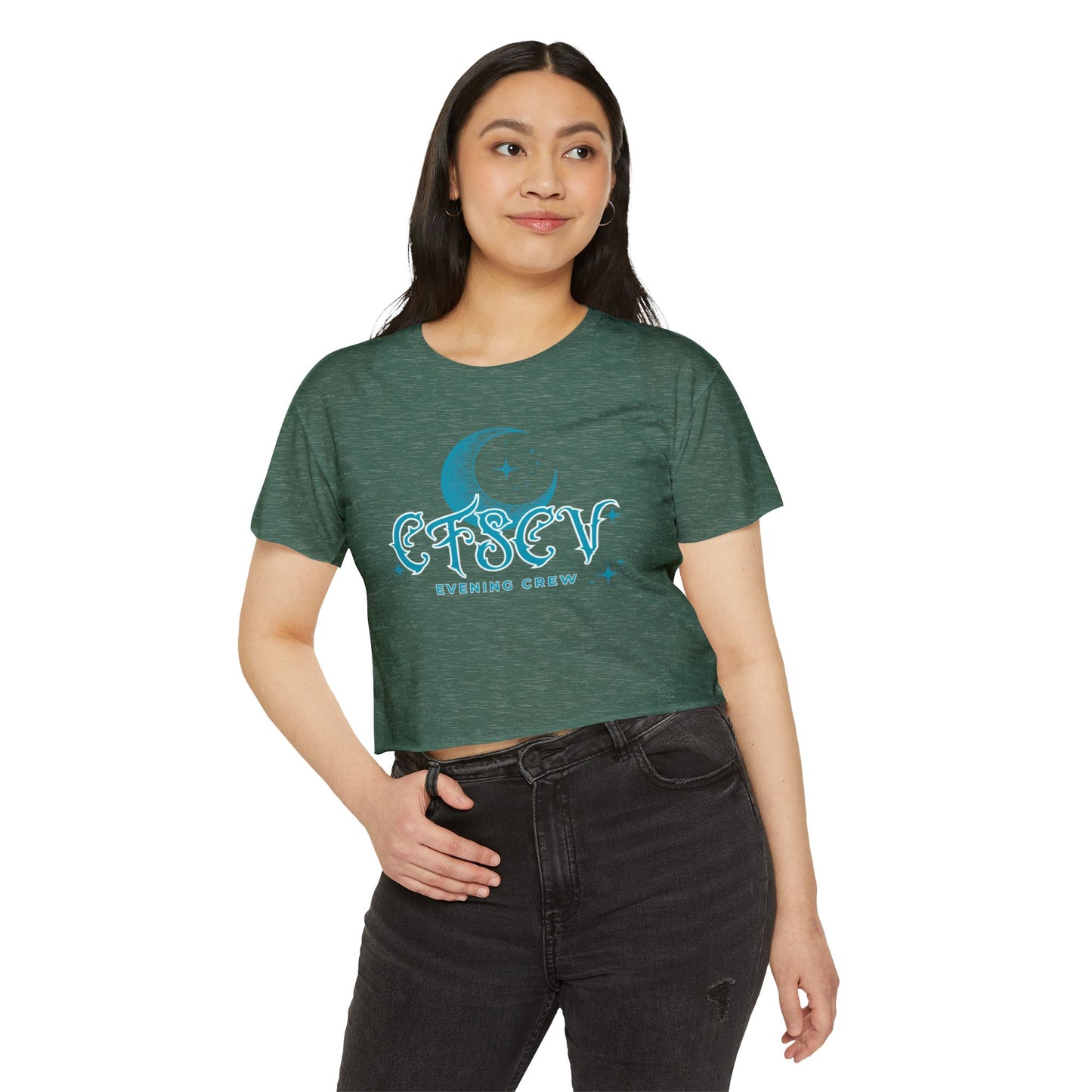 Evening Crew Moon Crop Top