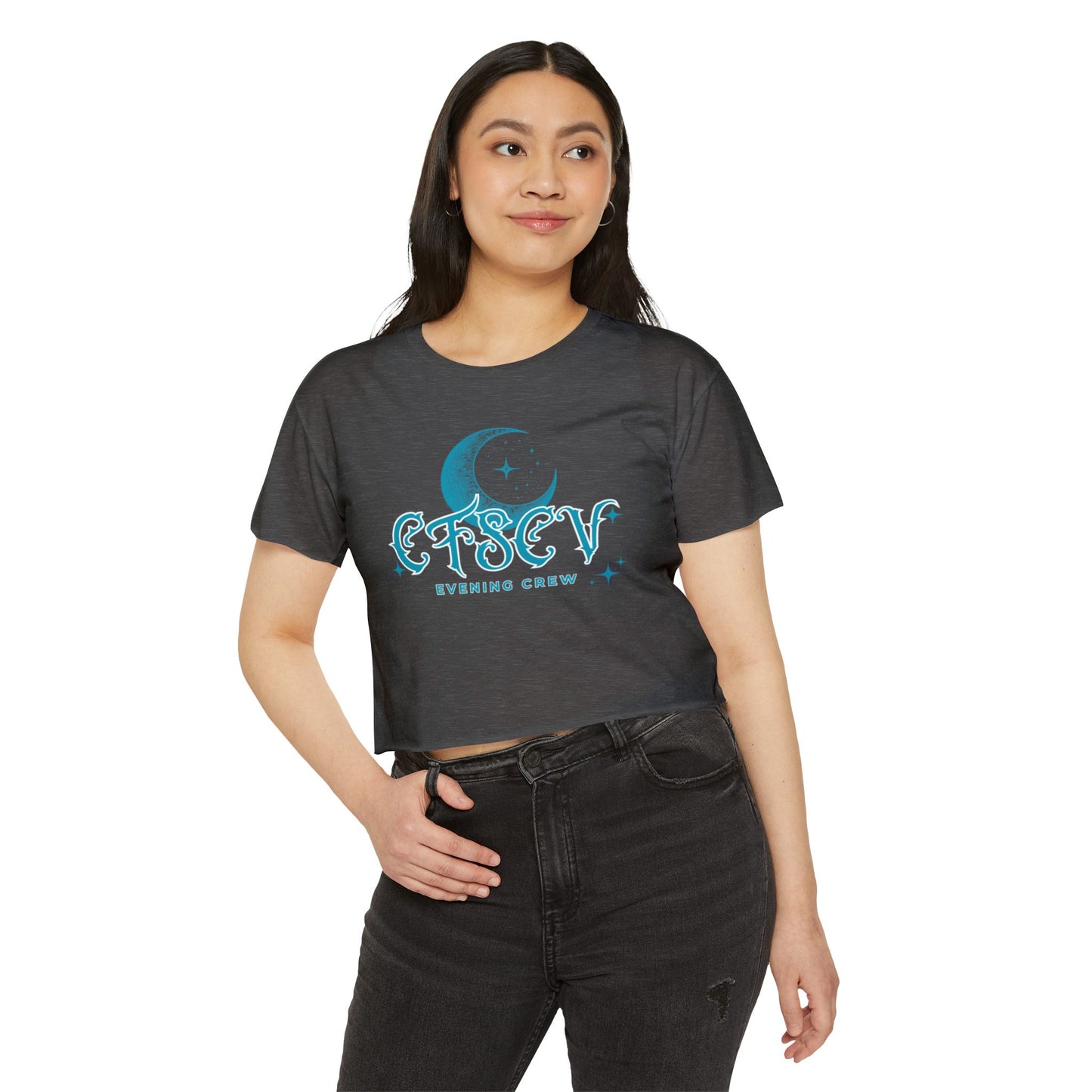 Evening Crew Moon Crop Top